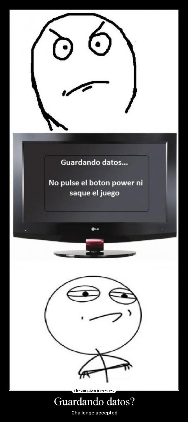 Guardando datos? -