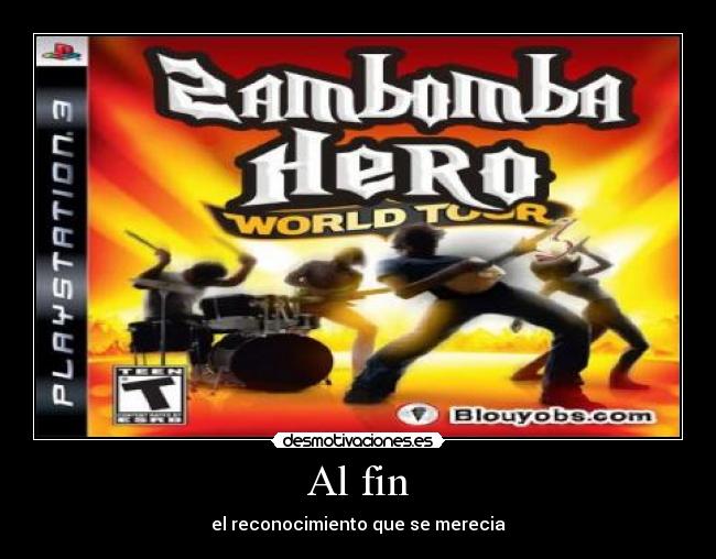 Al fin - el reconocimiento que se merecia