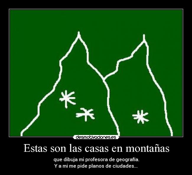 Estas son las casas en montañas - 