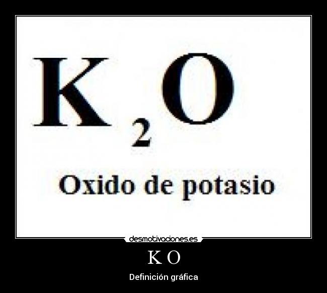 K O - Definición gráfica