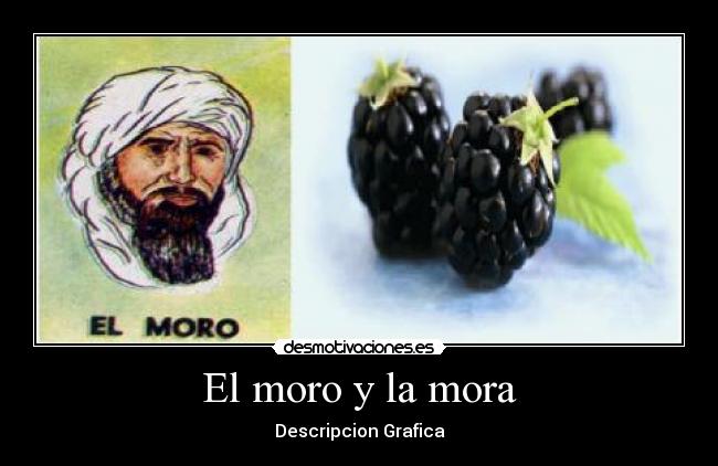 El moro y la mora - Descripcion Grafica