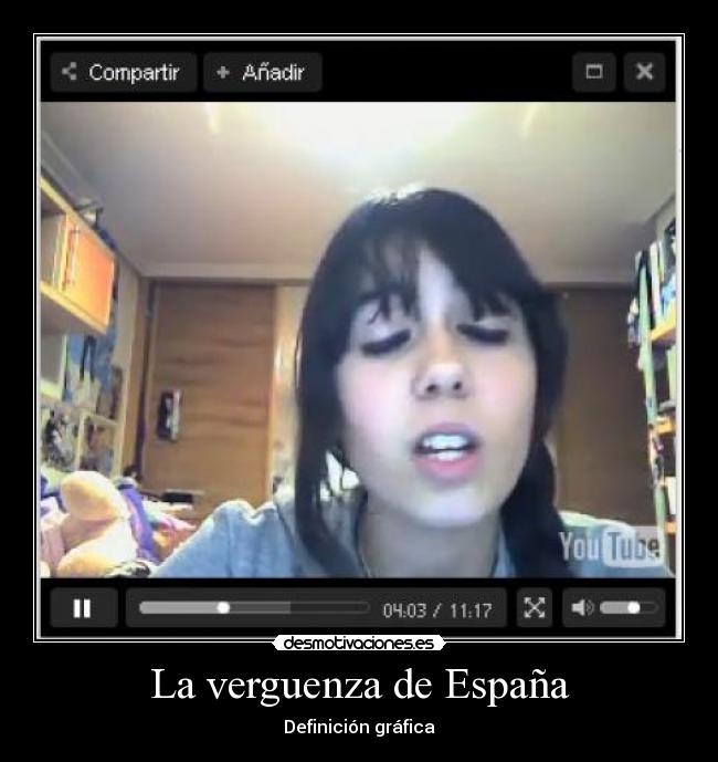 La verguenza de España - Definición gráfica