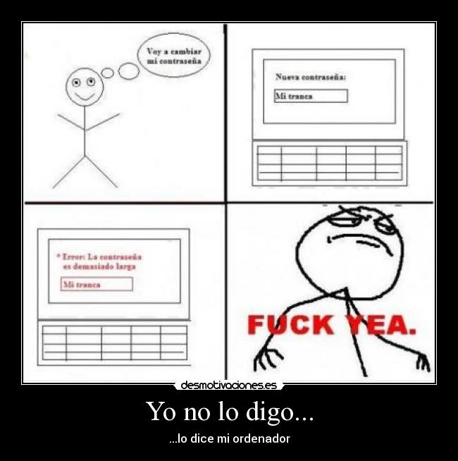 Yo no lo digo... - ...lo dice mi ordenador