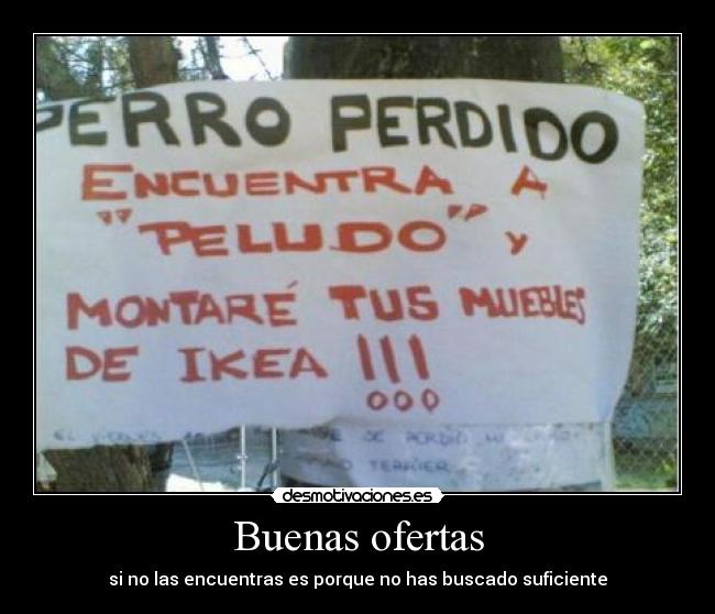 Buenas ofertas -