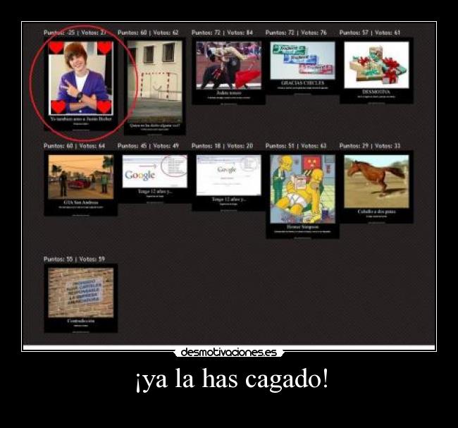 ¡ya la has cagado! -