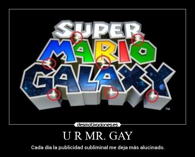 U R MR. GAY - Cada día la publicidad subliminal me deja más alucinado.
