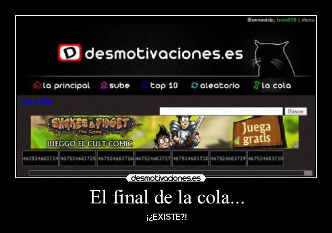El final de la cola... - 