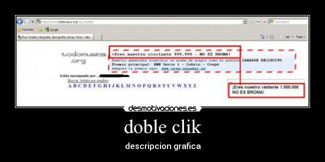 doble clik - descripcion grafica