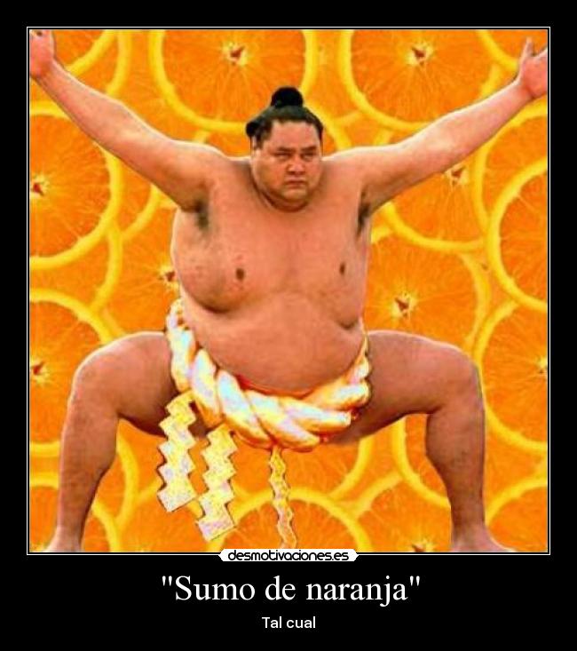 Sumo de naranja - Tal cual