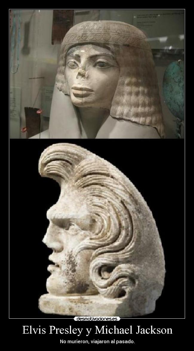 Elvis Presley y Michael Jackson - No murieron, viajaron al pasado.