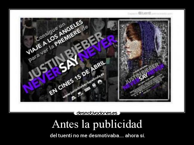 Antes la publicidad - 