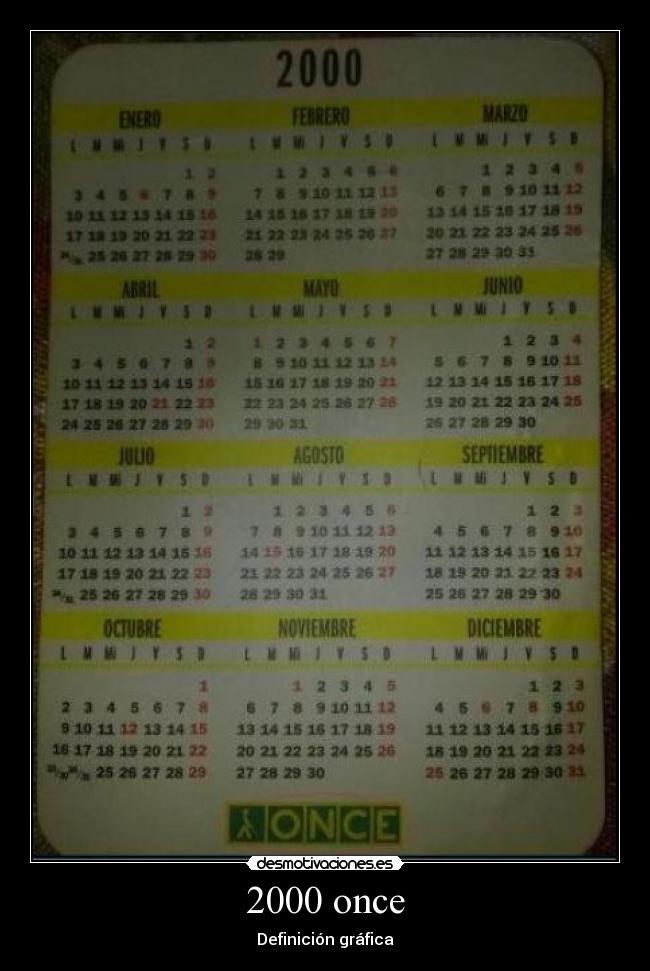 2000 once - Definición gráfica