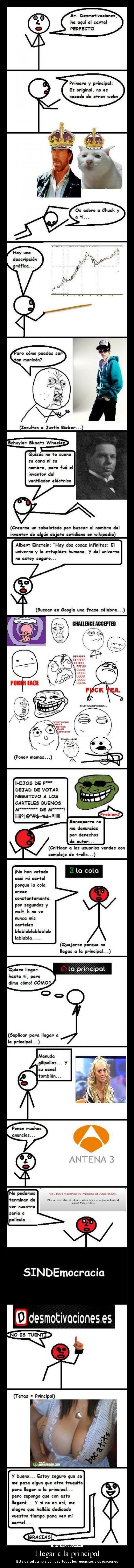 Llegar a la principal - 