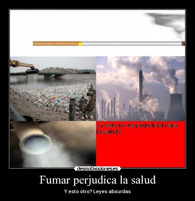 Fumar perjudica la salud - 