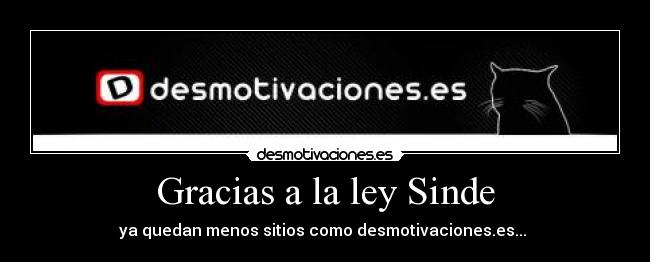 Gracias a la ley Sinde - 
