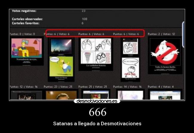 666 - Satanas a llegado a Desmotivaciones