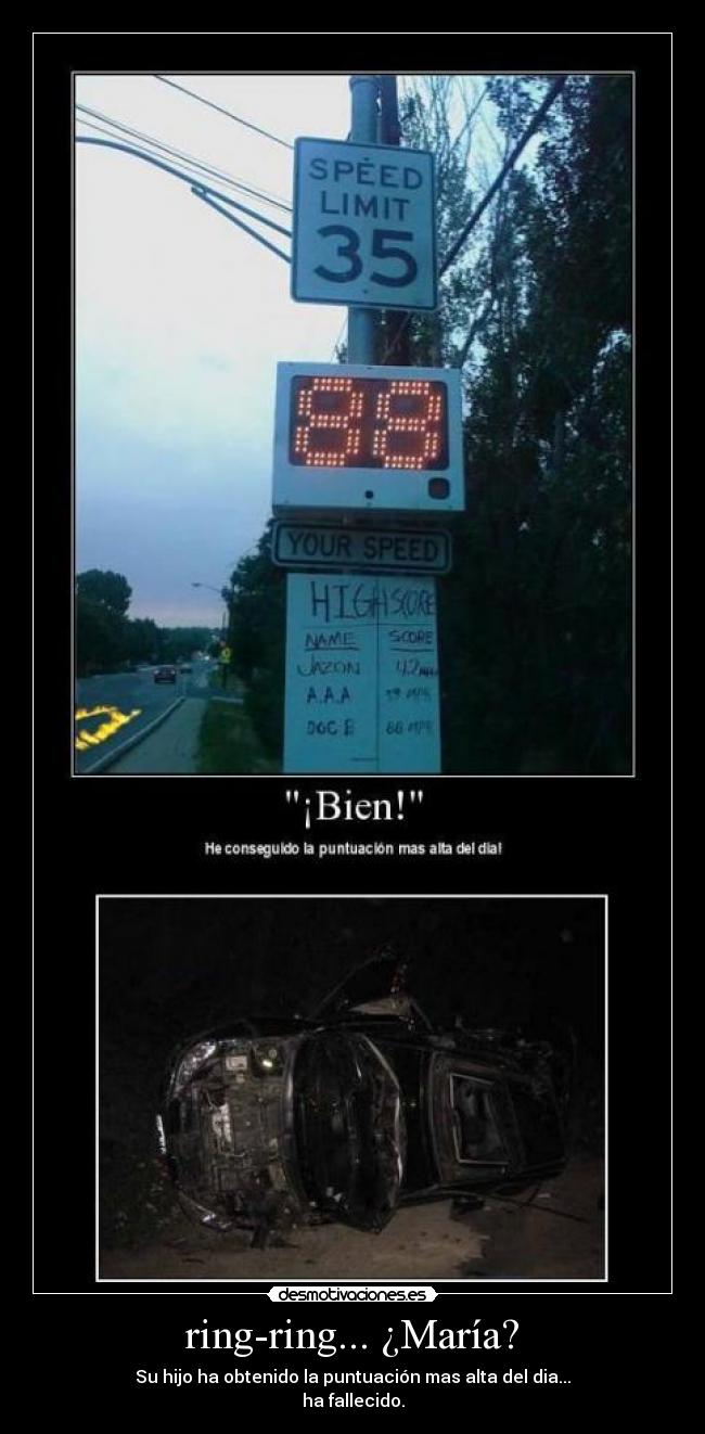 ring-ring... ¿María? -