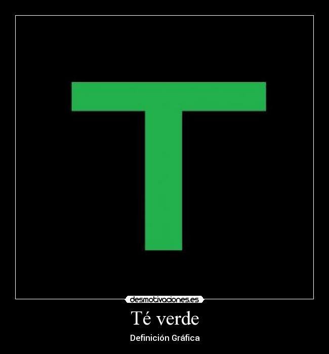 Té verde - Definición Gráfica