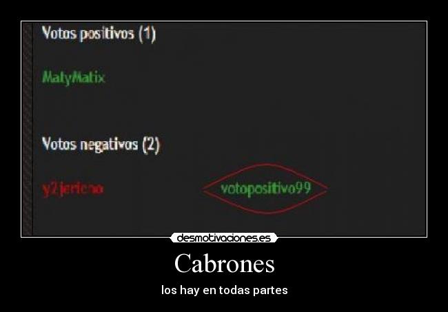 Cabrones -