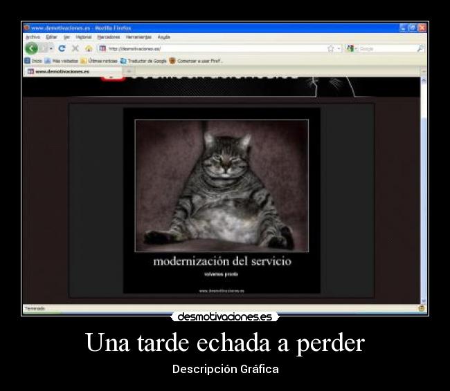 Una tarde echada a perder - 