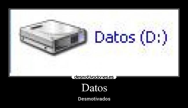 Datos - Desmotivados