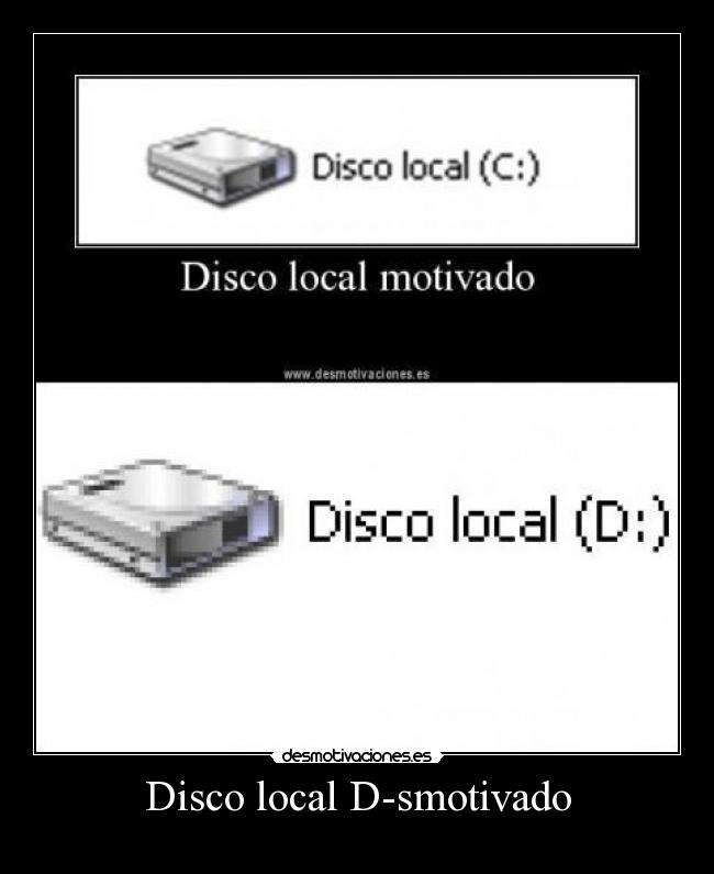 Disco local D-smotivado - 