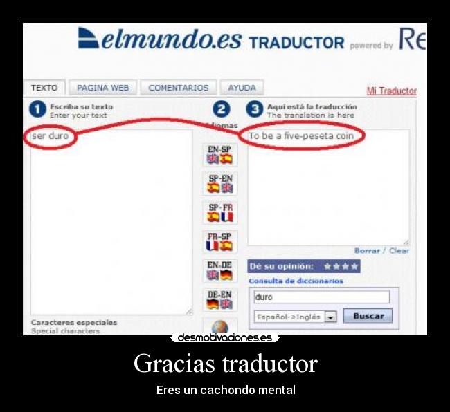 Gracias traductor - 