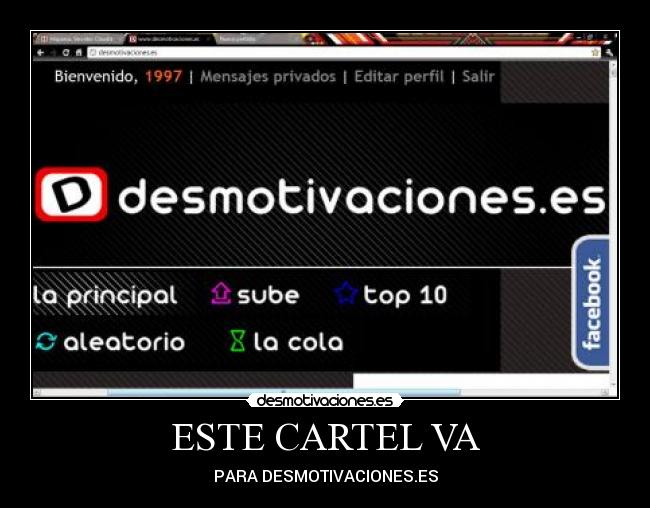 ESTE CARTEL VA - PARA DESMOTIVACIONES.ES