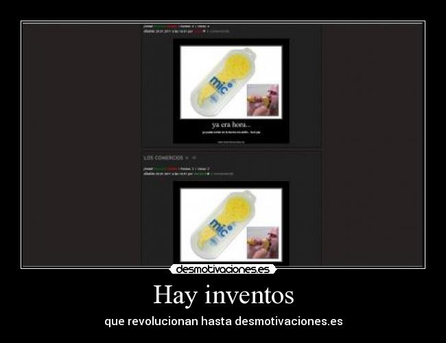 Hay inventos -