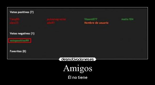 Amigos - Él no tiene