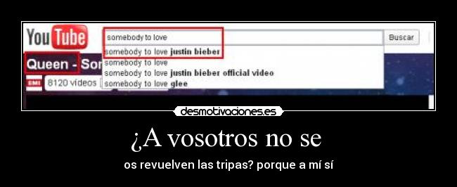 ¿A vosotros no se - os revuelven las tripas? porque a mí sí