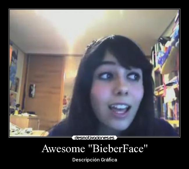 Awesome BieberFace - Descripción Gráfica