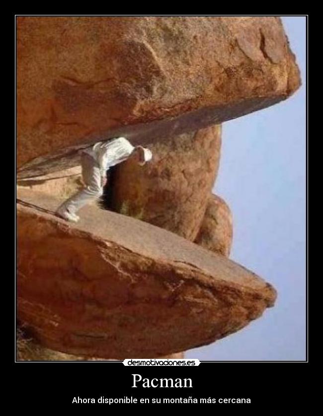 carteles pacman desmotivaciones