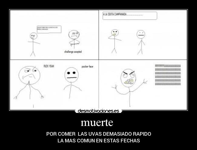 carteles muerte uvas desmotivaciones