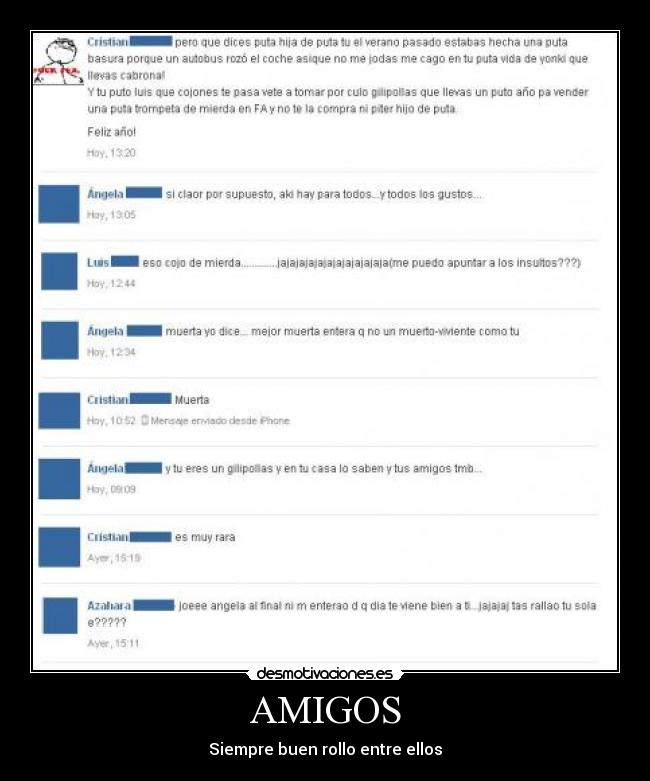 AMIGOS - Siempre buen rollo entre ellos