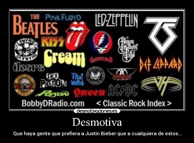 carteles rolling beatles guns doors who queen acdc desmotivaciones