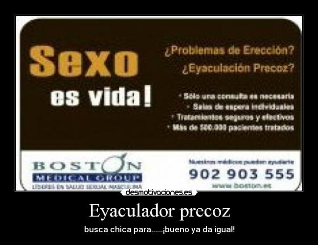 Eyaculador precoz -
