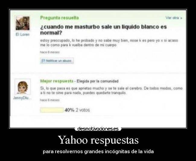 Yahoo respuestas - 