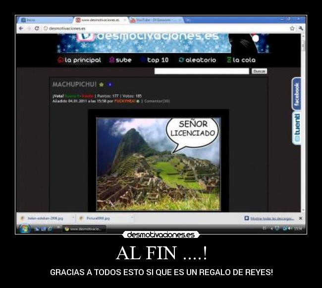 AL FIN ....! - GRACIAS A TODOS ESTO SI QUE ES UN REGALO DE REYES!