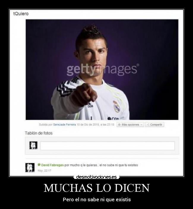 MUCHAS LO DICEN - Pero el no sabe ni que existis