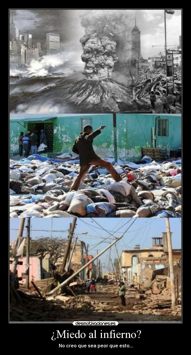 ¿Miedo al infierno? -