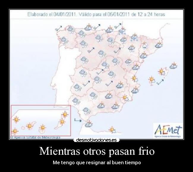 Mientras otros pasan frio -