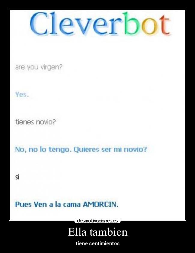 carteles cleverbot desmotivaciones
