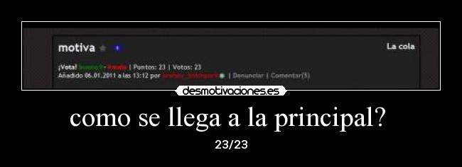 como se llega a la principal? - 23/23