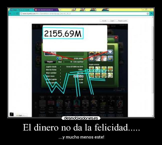 El dinero no da la felicidad..... - ....y mucho menos este!