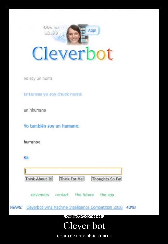 Clever bot - ahora se cree chuck norris