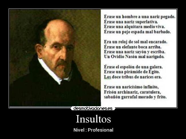 Insultos - Nivel : Profesional