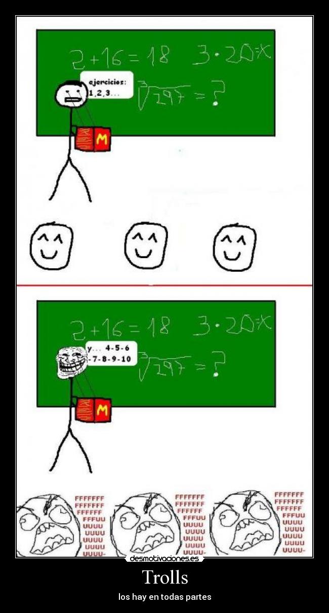 carteles trolls desmotivaciones