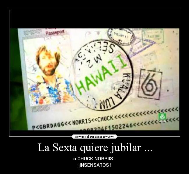 La Sexta quiere jubilar ... - 