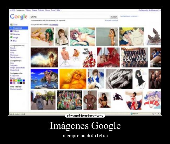 Imágenes Google - siempre saldrán tetas